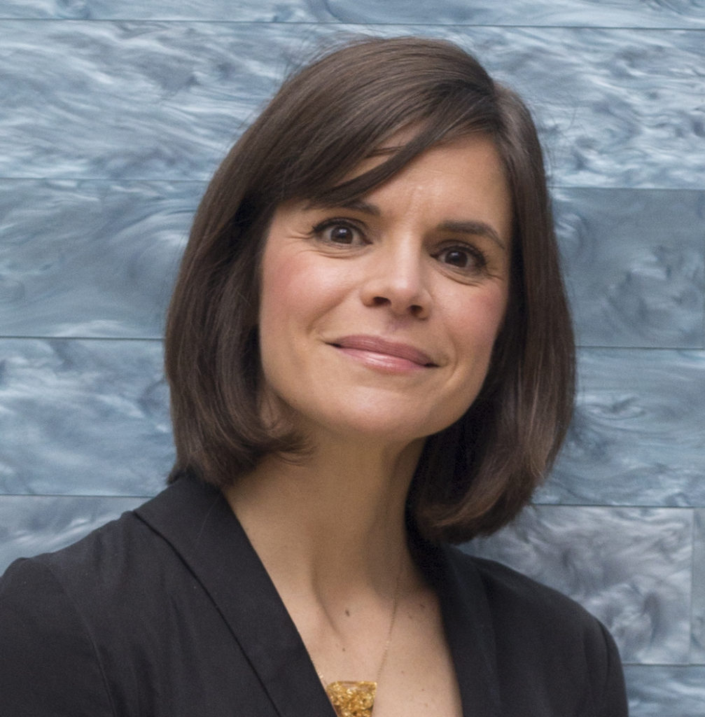 Head shot of Holly Borham, Assistant Curator of Prints and Drawings at the Blanton Museum of Art
