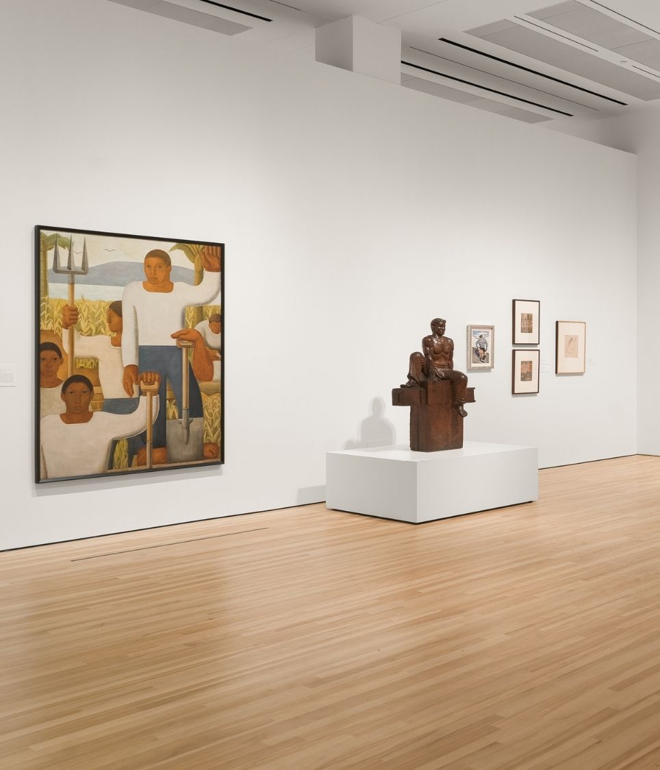 Installation view of exhibition "The Avant-Garde Networks of Amauta"